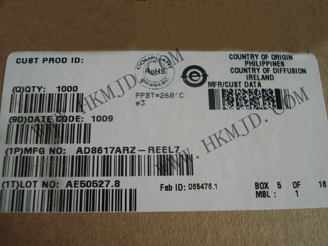 AD CMOS усилитель AD8617ARZ AD8617ARZ-REEL7 AD8617 двойной полный поворот 8-SOIC