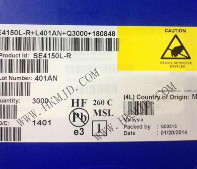 RF IC SE4150L SiGe RF приемник GPS 1575.42MHz PCB, поверхностный монтаж