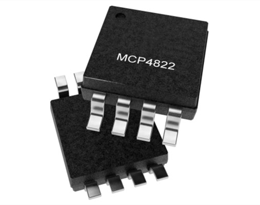 Двойной канал MCP4822T-E/SN с встроенным источником базового напряжения (DAC) 8SOIC