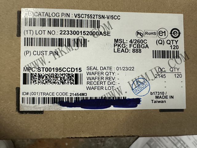 Ethernet ИС VSC7552TSN-V/5CC_VSC7552TSN-V/5CC-VAO 128G Промышленный Ethernet коммутатор