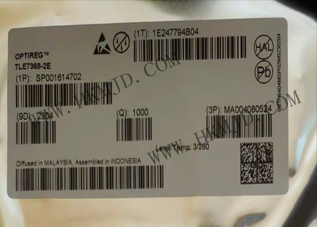 Чип Infineon PMIC TLE7368-2E Регуляторы напряжения для автомобильных приложений IC 3-выходной