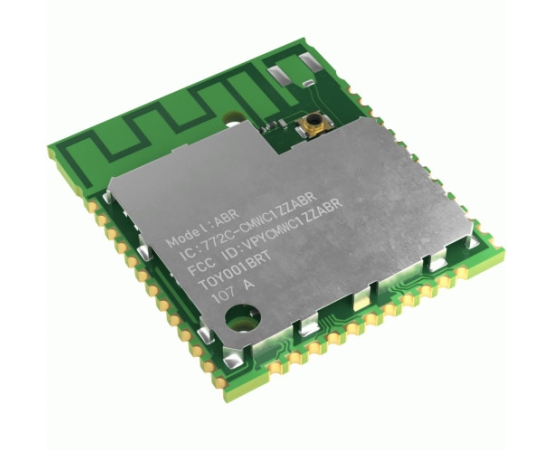 CMWC1ZZABR-107 представляет собой модуль Wi-Fi ® 11b/g/n + MCU (с интегрированной антенной PCB)