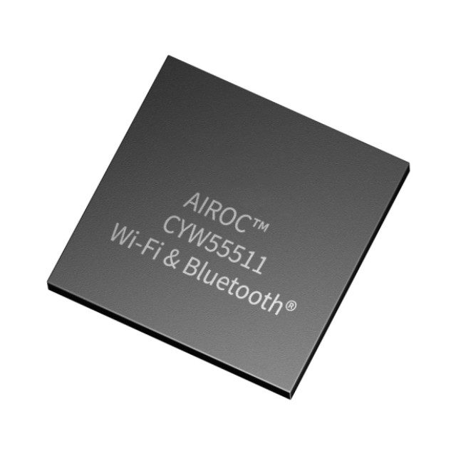 Новые однодиапазонные микросхемы Infineon CYW55511IUBGT Wi-Fi 6 и Bluetooth®/BLE 5.4 Combo