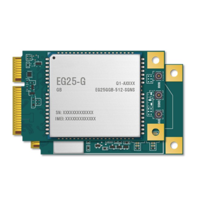 Модуль беспроводной связи Quectel LTE Cat 4 EG25GGB-MINIPCIE-S разработан для приложений M2M и IoT