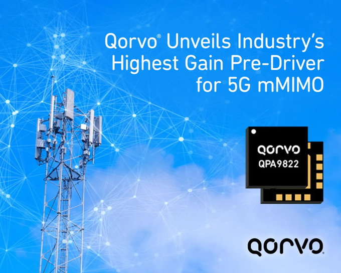 Qorvo запустил предиску с высоким усилением 5G mMIMO