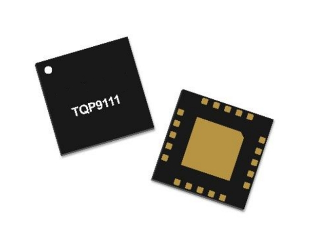 TQP9111 - это радиочастотный усилитель с диапазоном частот от 1,8 до 2,7 ГГц, 2-Watt
