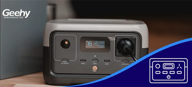 Схема применения платы управления мобильным питанием на основе APM32F411