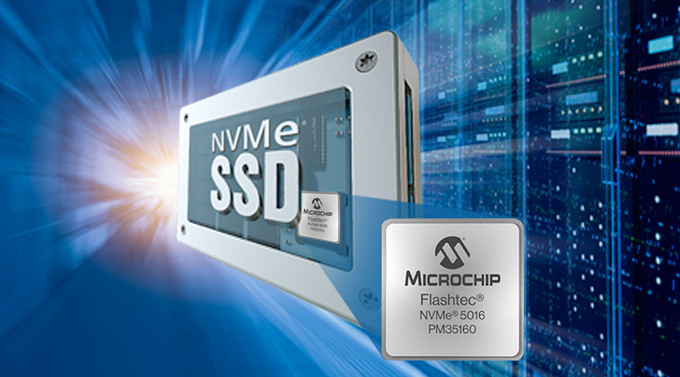Microchip представляет семейство контроллеров твердотельных накопителей PCIe ® пятого поколения