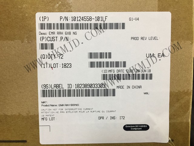Amphenol FCI 10124558-101LF Высокоскоростные разъемы для объединительных плат ExaMAX® 56 Гбит/с
