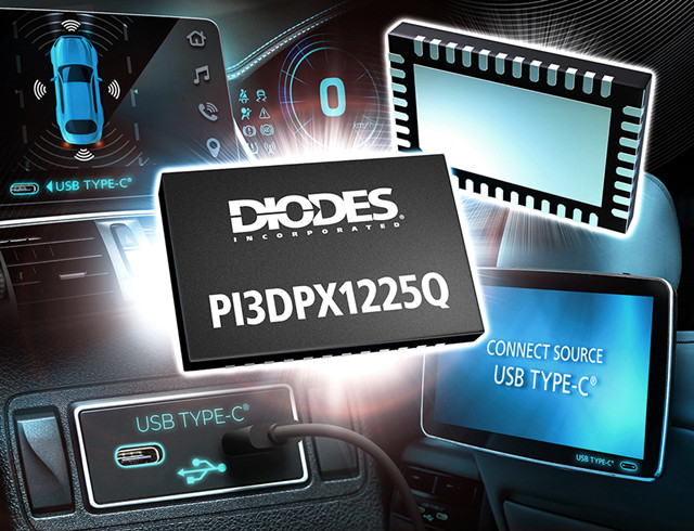 Diodes запускает активный кросс-мультиплексор со скоростью 10 Гбит/с для автомобилей