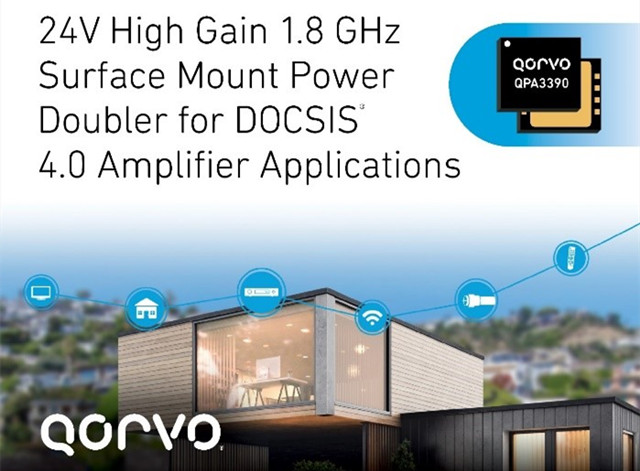 Qorvo представляет 24V умножитель мощности QPA3390 для DOCSIS 4.0