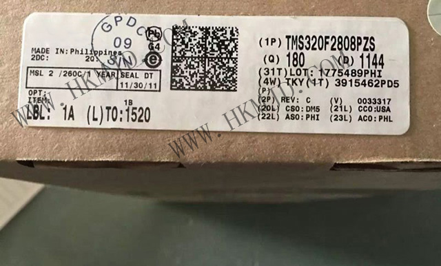 Texas Instruments - TMS320F2808PZS LQFP (PZ) C2000 Микроконтроллер реального времени