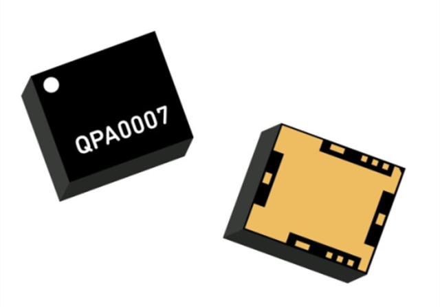 Усилитель QPA0007S2 представляет собой реконфигурируемый двухполосный GaN MMIC