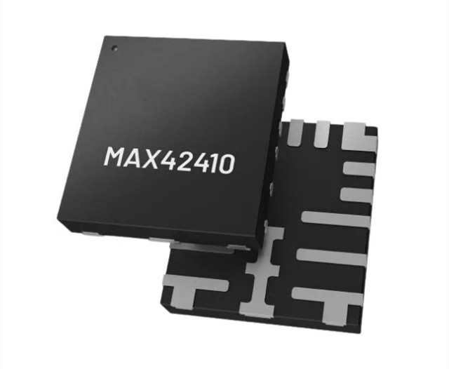 MAX42410AFOB 36V, 10A полностью интегрированный понижающий преобразователь с двухфазной способностью