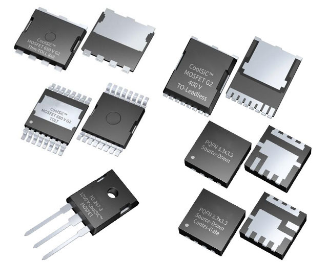 Поставка [Infineon] Автомобильный MOSFET, N/P-канальный силовой MOSFET, SiC CoolSiC™ MOSFET