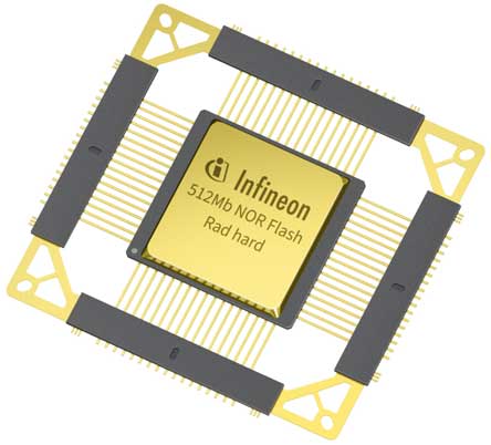 Infineon запускает сертифицированную QML 512 Мбит флэш-память NOR для космических приложений