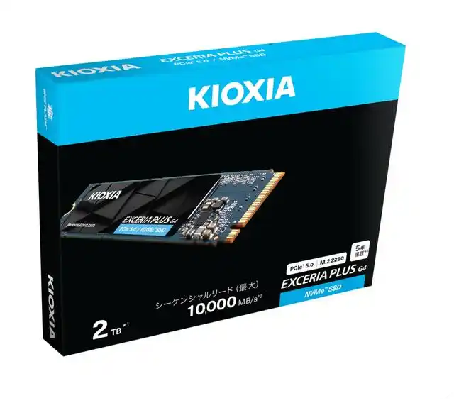 Kioxia анонсирует серию твердотельных накопителей PCIe 5.0 EXCERIA PLUS G4