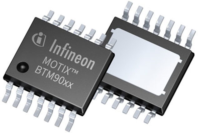 Infineon представляет новый полномостовой IC BTM90xx для щеточных двигателей постоянного тока