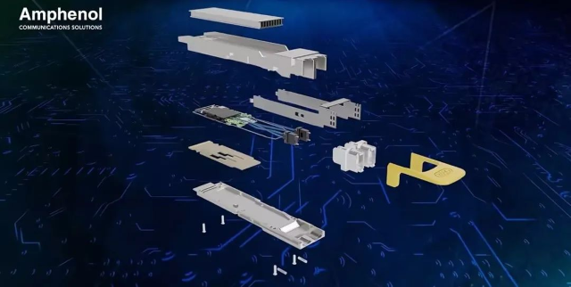 Новое поколение высокоскоростных волоконно-оптических трансиверов Amphenol: 800G LPO OSFP 2XDR4+