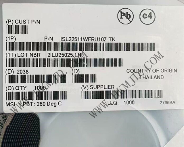 Mingjiaada поставляет цифровые потенциометры XDCP™ производства Renesas (ISL22511WFRU10Z)