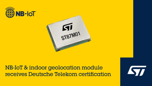 STMicroelectronics выпустила новые функции для модуля геолокации ST87M01 NB-IoT