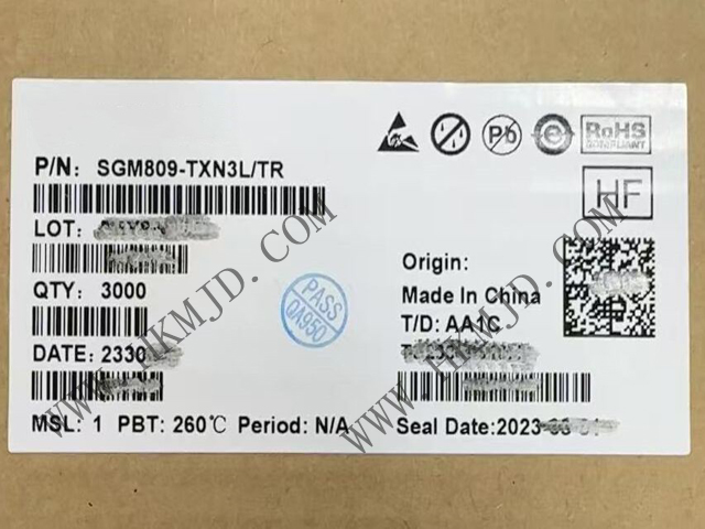 SGM809-TXN3L: маломощная микропроцессорная контрольная схема, точный контроль напряжения 3,08 В