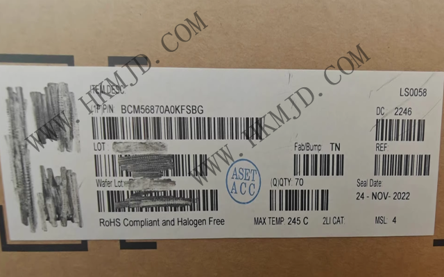 Broadcom Ethernet IC BCM56870A0KFSBG BCM56870 3,2 Тбит/с программируемый многослойный коммутатор