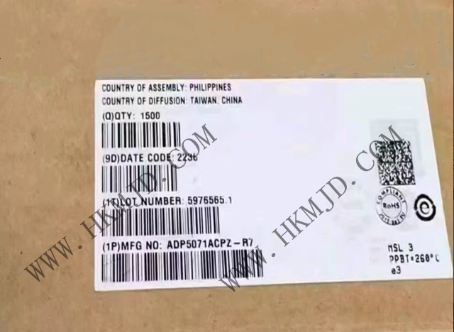 ADI представляет ADP5071ACPZ, двойной высокопроизводительный DC-DC регулятор