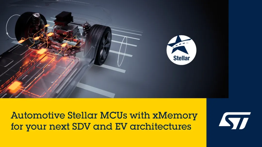 xMemory переосмысливает хранение данных в MCU, серия Stellar от ST обеспечивает новое будущее SDV