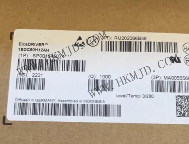 Драйвер питания 1EDC60H12AH 1200 В ИС с одноканальным драйвером затвора