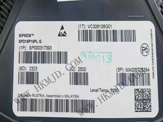 Infineon SPD15P10PL 100V SIPMOS® P-канальный силовой MOSFET транзистор