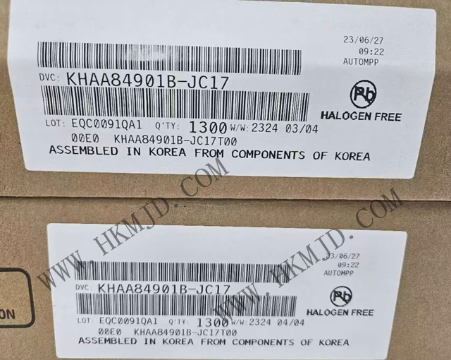 Mingjiada Electronics: поставщик высокопроизводительных микросхем памяти KHAA84901B-JC17