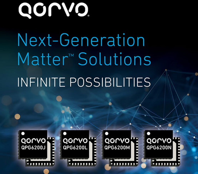 Решение Qorvo Matter добавляет три новых SoC серии QPG6200