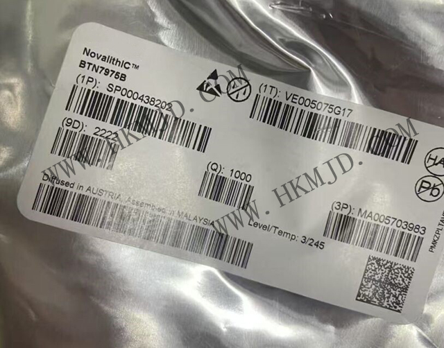 Infineon BTN7975B Высокоточный PN-полумостовой драйвер двигателя