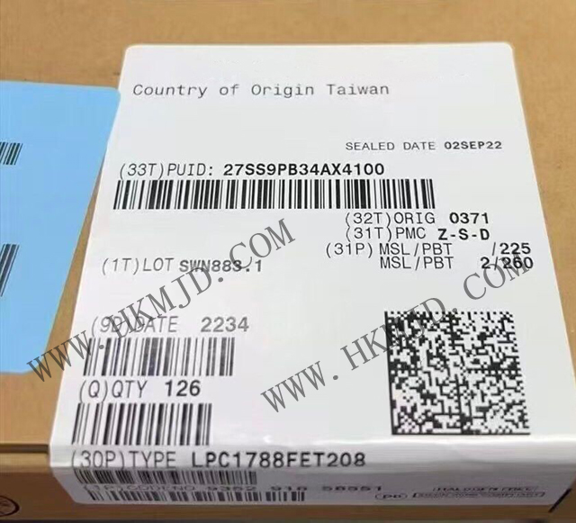 [Поставка] LPC1788FET208 (NXP) 32-бит микроконтроллерная ИС на базе ядра Arm® Cortex®-M3