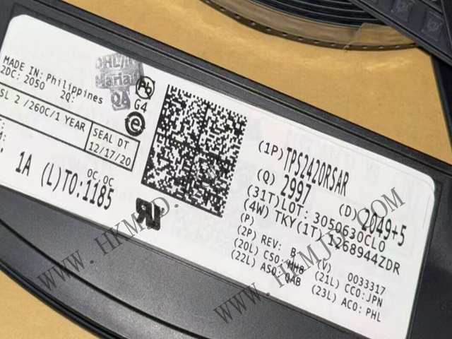 TI TPS2420RSAR Высокоинтегрированный контроллер горячей замены FET