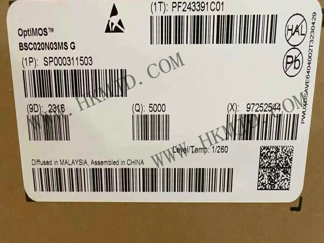 Поставка силового MOSFET BSC020N03MSG (серия OptiMOS™ 3M), 30 В