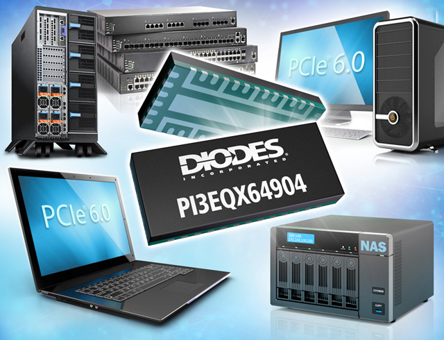 Diodes представила новый линейный регулятор сигнала ReDriver 64GT/s PAM4