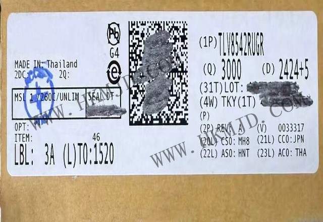 [Поставка усилителей TI] TLV8542RUGR 500nA, RRIO операционных усилителей