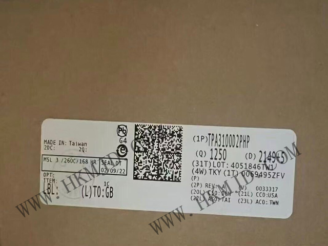 [Поставка] Оригинальный Чип TPA3100D2PHP (TI) 20 Вт Стерео Класс D Аудио Усилитель
