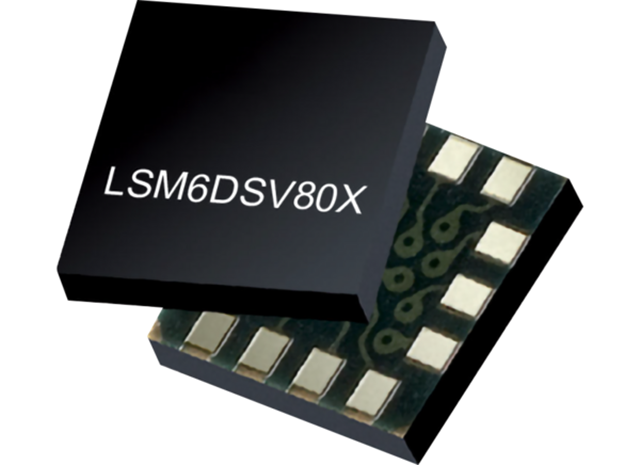 Новинка ST LSM6DSV80XTR-6 осевой IMU, акселерометр до 80G