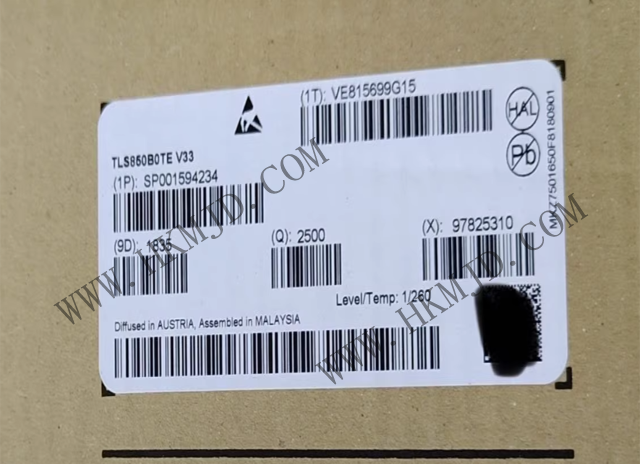 Infineon TLS850B0TE линейный стабилизатор напряжения с низким падением напряжения 3,3 В