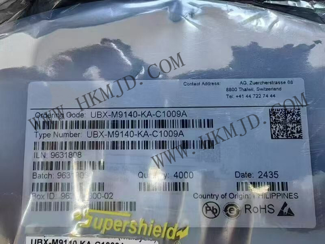 U-BLOX UBX-M9140-KA-C1009A Сверхпрочный чип позиционирования M9 GNSS с точностью до метра