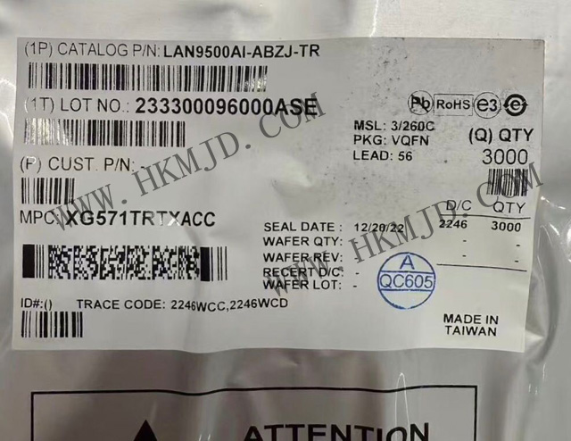 В наличии Microchip LAN9500AI-ABZJ USB 2.0 к 10/100 Ethernet контроллер