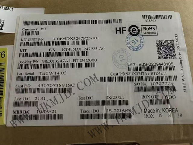 Mingjiada Electronics: Поставка чипа для Ethernet-коммутатора Marvell® 98DX3247A1-BTD4C000