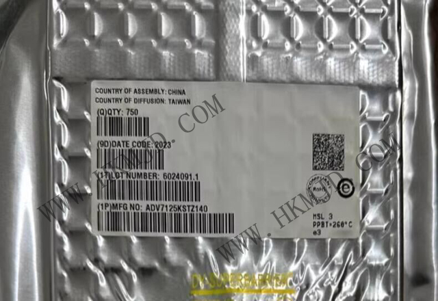 ADI ADV7125KSTZ140 330 МГц тройной 8-разрядный высокоскоростной видео ЦАП