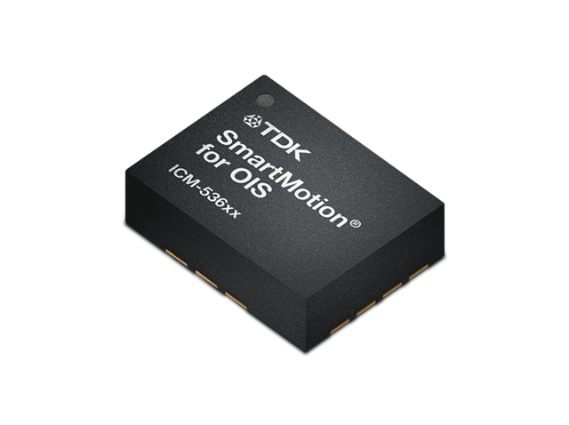 TDK представляет новый высокопроизводительный шестиосевой IMU серии SmartMotion ® ICM-536xx