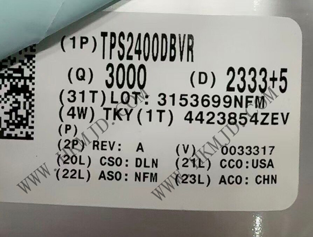 TI TPS2400DBVR 5,5В контроллер защиты от перенапряжения с защитой от переходных процессов на входе